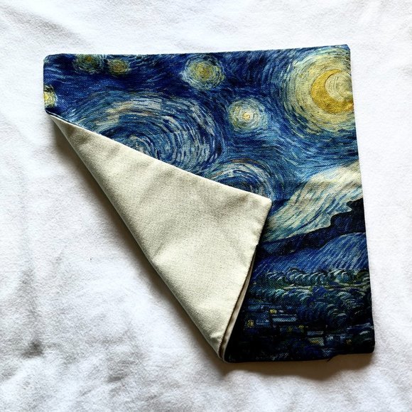 4 - Van Gogh Inspired Decorative Square Throw Pillow Covers 17” x 17” - Picture 6 of 13